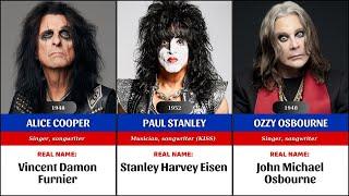 The Real Names of Famous Rock Stars
