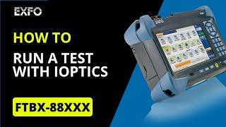 iOptics: Running a pluggable test | How-To