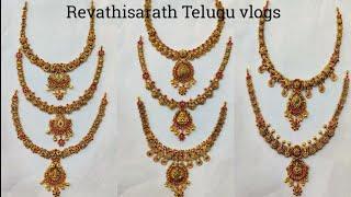 latest gold nakshi antique Kundan designs|#ksr jewellers in Guntur