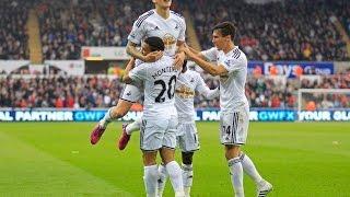 Jack Cork Goal Swansea City vs Liverpool 01 05 2016