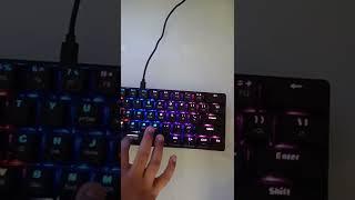 MK1300 Mechanical Blue Switch keyboard sound test