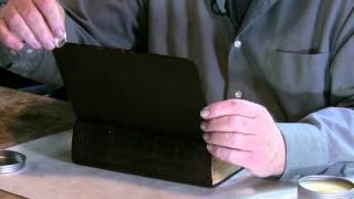 Bookbinders Dressing - Leather care tips and instruction.