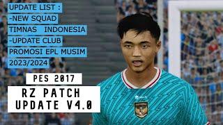 PES 2017 NEW UPDATE 2023 RZ PATCH 23 UPDATE V4.0 - PES 2017 PC