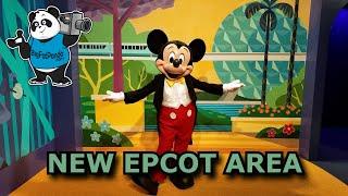 NEW Epcot Meet & Greet - Mickey Mouse, Goofy and Minnie Mouse - Cast Preview Communicore Hall