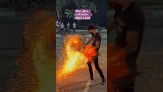 Best Fire Show Ever | Thailand | Phi Phi Island #best #brave #talent #fire #surprise #shorts #viral