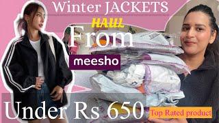 Winter jacket from meesho under Rs 650 #topratedproducts #meesho #winterhaul #jacket