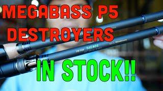 We Got Some Megabass Destroyer P5 Rods In NOW!! (Daemos & Addermine)