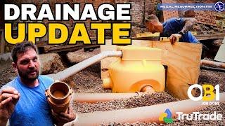 Concreting the Retaining Walls! + Drainage Updates!  | Regal Resurrection 16