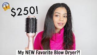 Testing the NEW Sutra Beauty Professional Blowout Brush on Curly Hair - Honest Opinion