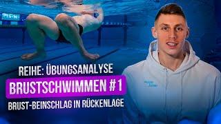 Beinschlag beim Brustschwimmen: Übung zur Verbesserung der Technik