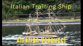 Italian Training Ship ,Amerigo Vespucci .At Southport Model Boat Club