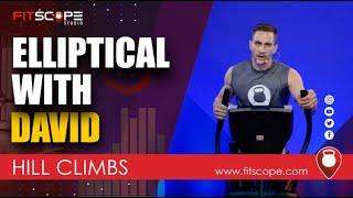 Elliptical Hill Climb | HIIT Elliptical Workout | Fitscope Studio