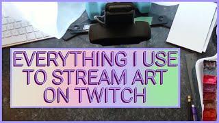 How to Livestream Traditional Art On Twitch  My Stream Setup