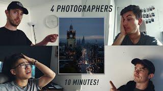 4 PHOTOGRAPHERS EDIT 1 PHOTO IN 10 MINUTES CHALLENGE |  UK Shooters