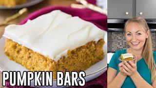 How To Make Pumpkin Bars