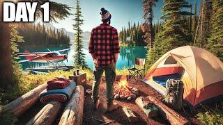 Open World Camping Survival Game with a Twist | The Gold River Project Gameplay | Part 1