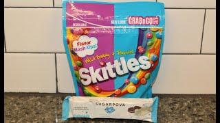 Skittles Tropical Candies & Sugarpova White Chocolate Cookies & Cream Review