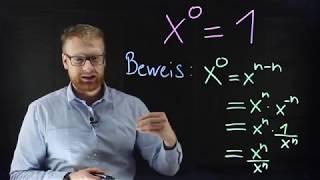 Warum ist x^0 = 1? | Beweis by Quatematik