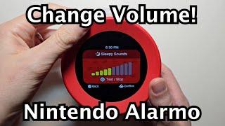 How to Change Volume on Nintendo Sound Clock Alarmo!