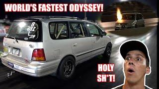 New Honda Odyssey 1/4 Mile RECORD! (160MPH MINIVAN)