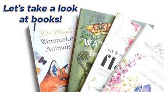 Reviewing Three Watercolor Nature Books and Painting the Projects!