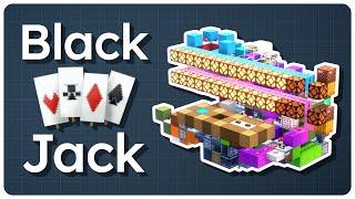 Blackjack With Variable Bets | Minecraft Java 1.21+ Redstone Tutorial