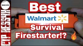 Best Walmart Survival Firestarter!? Ferro rod Fire steel UST StikeForce FireStarter