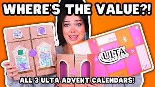 WHERE IS THE $150 VALUE?! | All 3 Ulta Beauty Advent Calendars