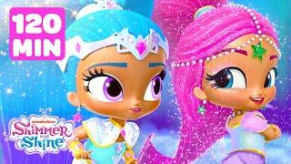 Shimmer and Shine Find Glitter Stars & Rescue Unicorns! | 2 Hour Compilation | Shimmer and Shine