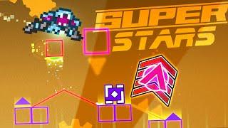 "SuperStars" (XXL Megacollab Layout)  by Astraa, KimMii & more | Geometry Dash 2.1