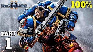 Warhammer 40k Space Marine 2 100% Walkthrough Full Gameplay Part 1 - All Collectibles & Achievements