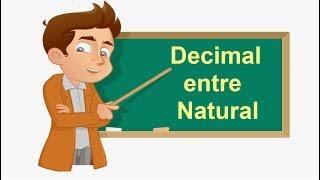 ▶️ DIVISIÓN DE UN NÚMERO DECIMAL POR UNO NATURAL ️