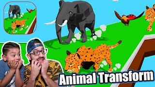 ME TRANSFORMO EN MUCHOS ANIMALES | Animal Transform Race - Epic Race 3D | Juegos Karim Juega