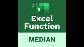 The Learnit Minute - MEDIAN Function #Excel #Shorts #DubbedwithAloud