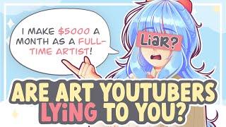 Are Art Youtubers LYING to You? (Full-Time Artists or Just Influencers?) || SPEEDPAINT + COMMENTARY