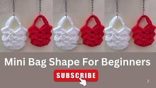 Beautiful  Easy Crochet Mini bag Keychain Patterns | DIY Keychain #trending