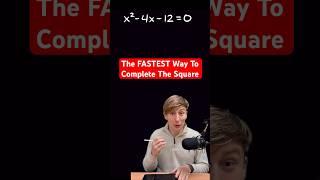 The FASTEST Way To Complete The Square!! (in 48 seconds)