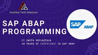 SAP ABAP Programming Online Internship Course ‍ || "Avishkar Tech Solutions"