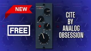 NEW FREE PLUGIN CITE by Analog Obsession - Sound Demo