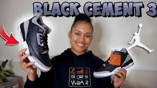 FINALLY !! Air Jordan 3 Black Cement Review/Unboxing