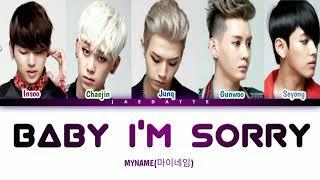 MYNAME(마이네임) _ Baby i'm sorry(베이비 아임 소리)(Color Coded Lyrics Rom/Indo/Terjemahan)