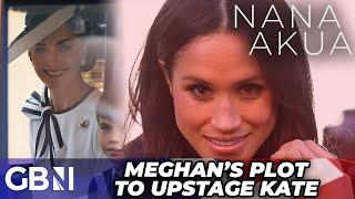 'Attention-seeker' Meghan plotted to UPSTAGE Princess Kate's return 'an HOUR before' royal parade