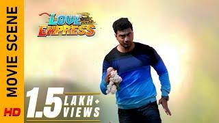 আবার বিপদে লাল! | Movie Scene - Love Express | Dev | Nusrat Jahan | Surinder Films