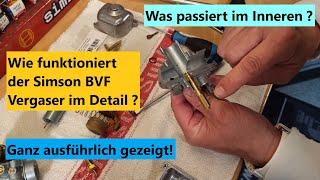 Wie funktioniert ein Simson BVF Vergaser im Detail ?