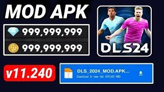 Dream League Soccer 2024 MOD APK v11.220 Gameplay - DLS 2024 MOD MENU APK (Infinity Diamonds Coins)