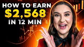 LIVE FOREX TRADING | FROM $5 TO $2,568 in 10 minutes | NO RISK PROFITABLE TRADING STRATEGY