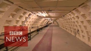 Forgotten secret wartime Tube station opened - BBC News