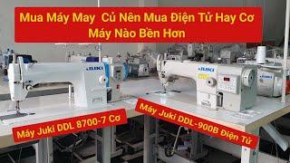 Mua Máy May Củ Nên Chọn Điện Tử Hay  Cơ Sao Cho Phù Hợp Nhất ?| Máy May  Chí Hải.