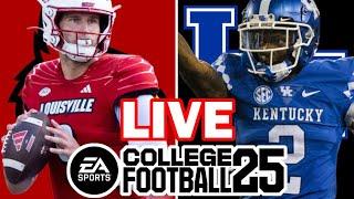 Louisville at Kentucky - 11/30/24 Simulation (EA College Football 25)