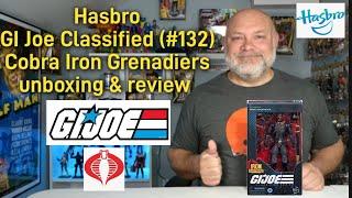 Iron Grenadiers Hasbro GI Joe Classified series (#132) unboxing & review.